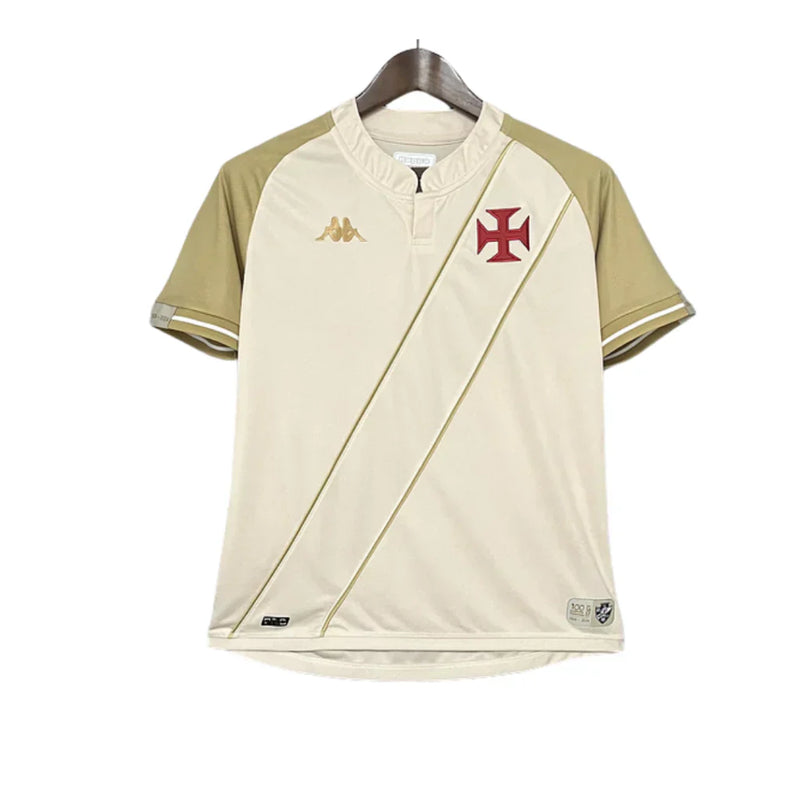 Camisa Vasco da Gama III 24/25 Feminina Torcedor - Bege